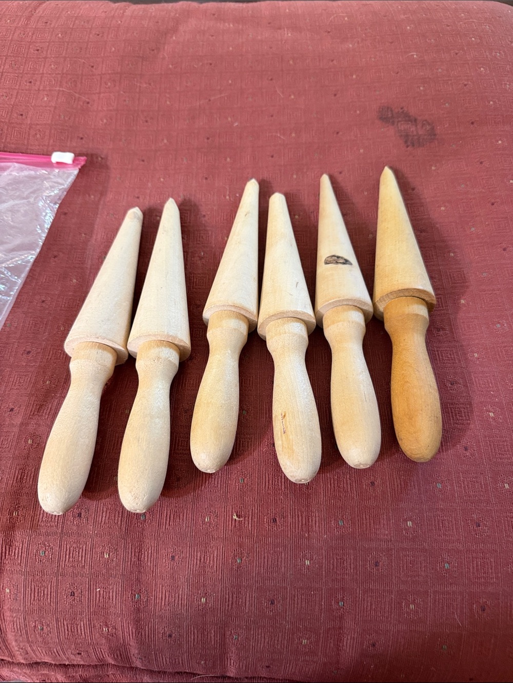 Pastry cone rollers - Set of 6